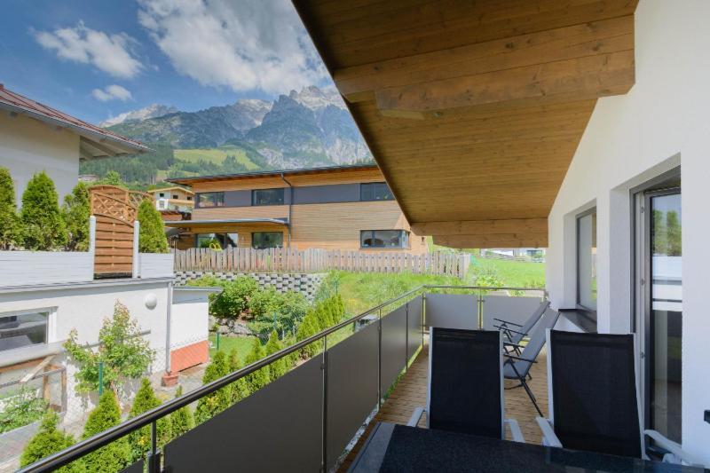 Ferienwohnung Bei Der Steinbergbahn Leogang Dış mekan fotoğraf